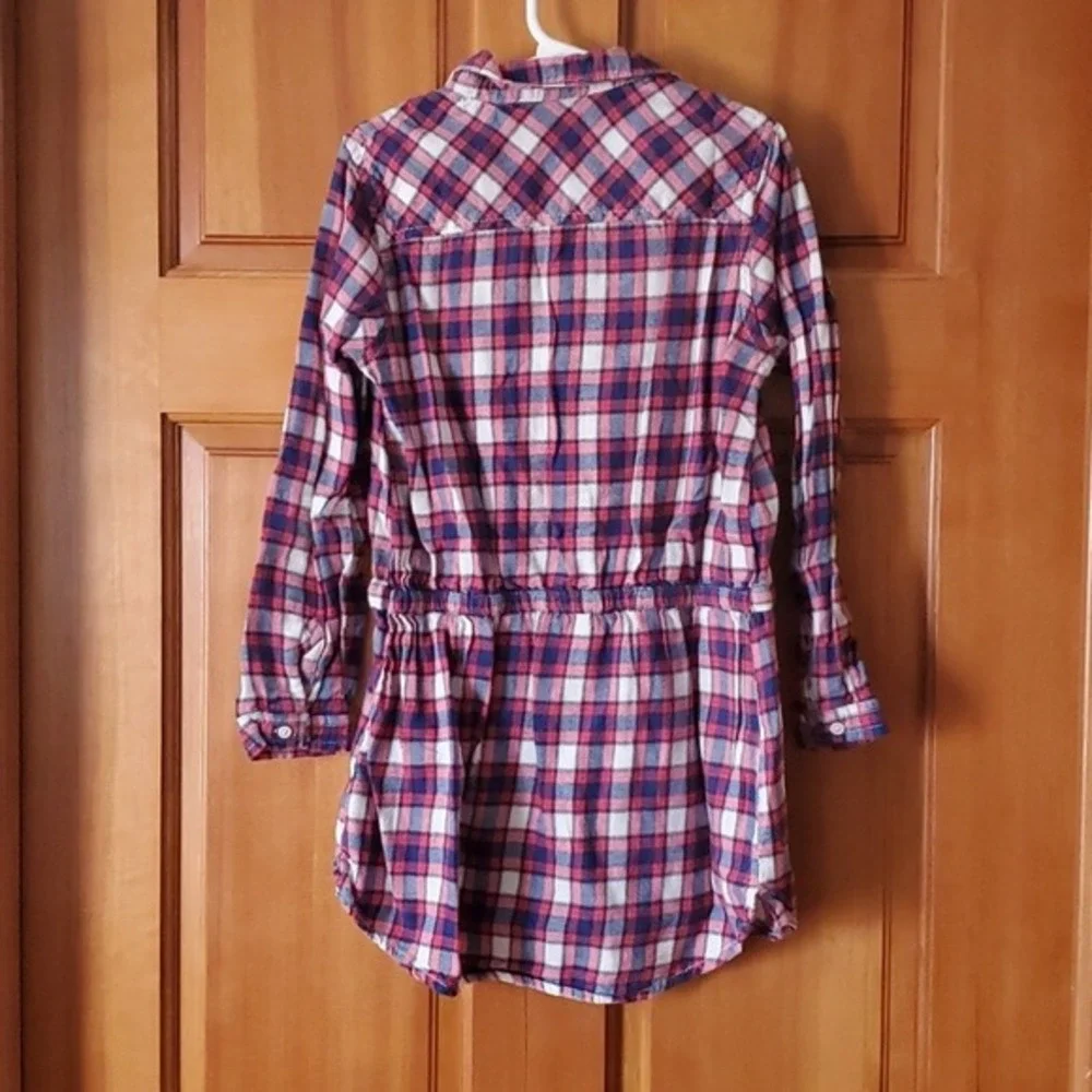 OshKosh Girls Plaid Long Sleeve Dress‎ or Tunic Size 7